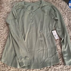Jockey Long Sleeve Henley Top